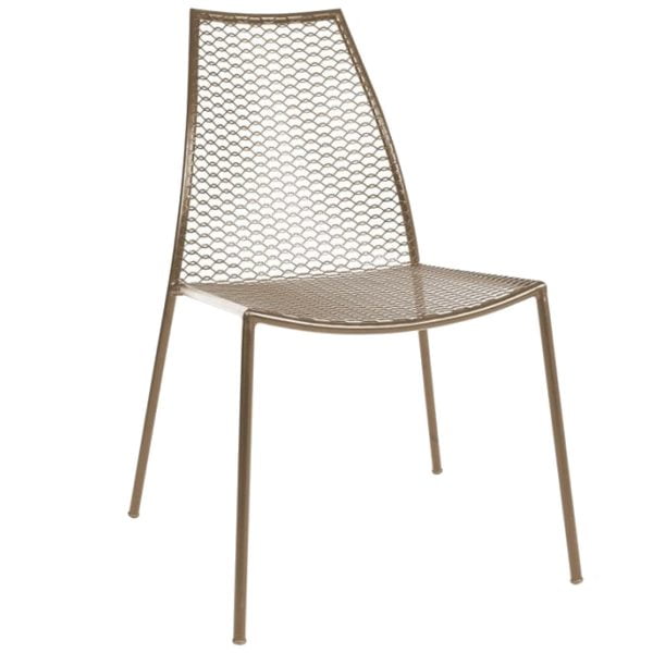 Neo 100267e Mesh Metal Chair For, Mesh Outdoor Furniture