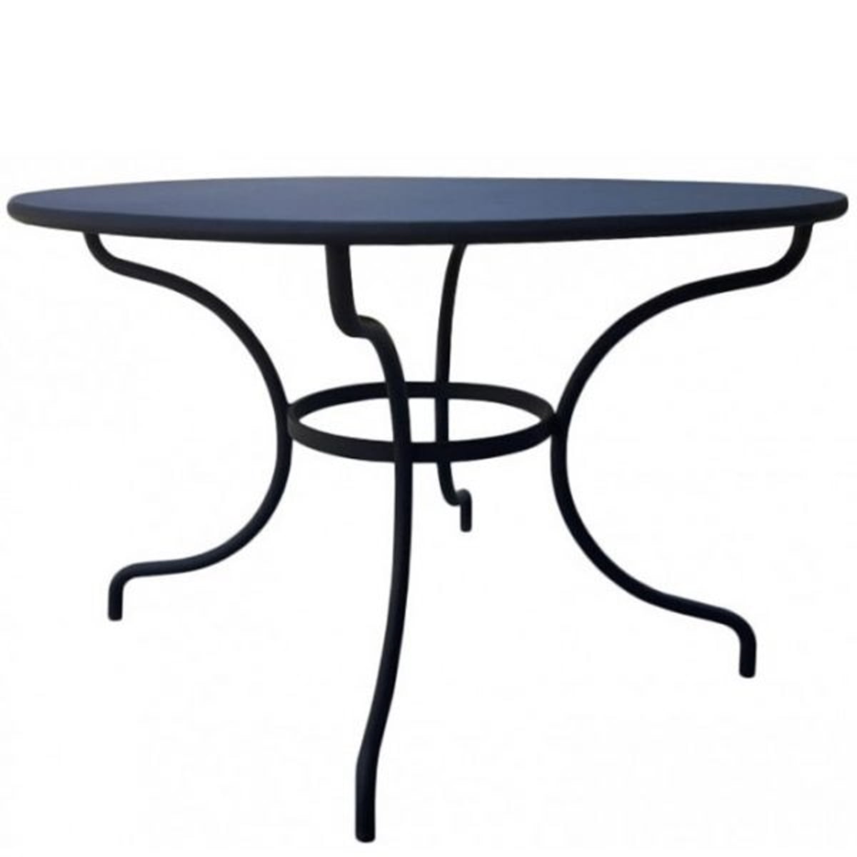 Round 100cm Metal Dining Table For Contract Robust Stylish
