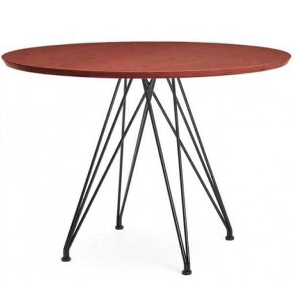 Round Wooden Table With Metal Legs, Round Table Legs Wood