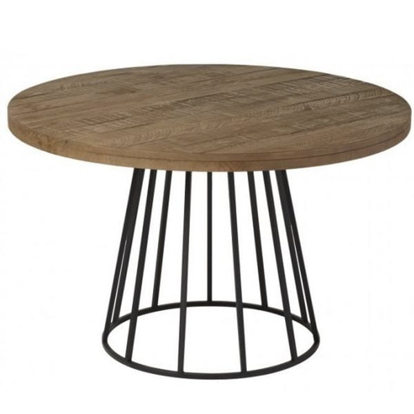 Round Custom Made Metal Dining Table, Custom Made Round Dining Tables