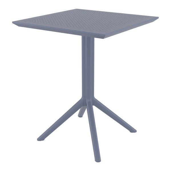 Plastic Foldable Square Table 60x60cm, Folding Patio Tables Plastic