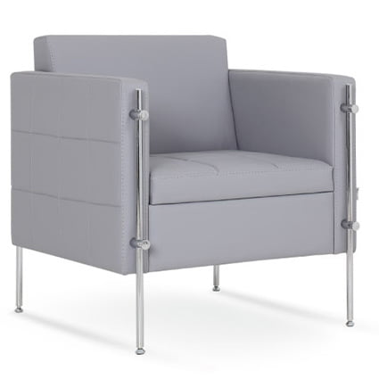 Modern Upholstered Bucket Tub Club Armchair Home Work Hotel Fabric Chair Lounge 