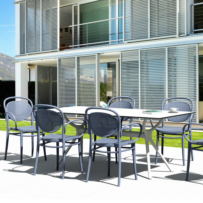 Design Plastic Chair For Commercial Use, Outdoor Furniture Commercial Use