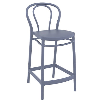 Outdoor Bar Stool With Back Garden, Outdoor Director Bar Stools With Backs