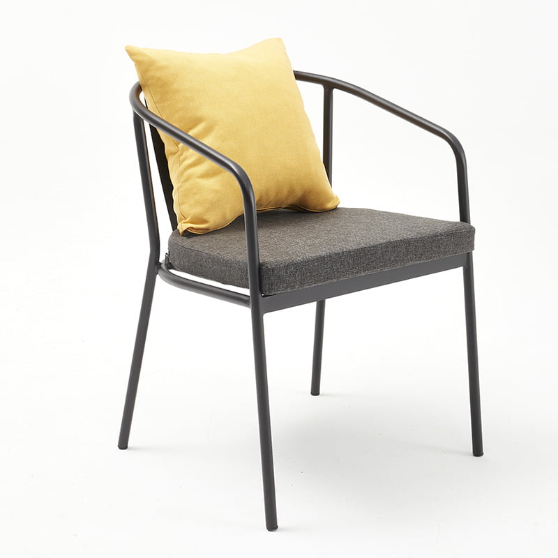 Metal Chair Comfortable Indoor Outdoor, Metal Armchair