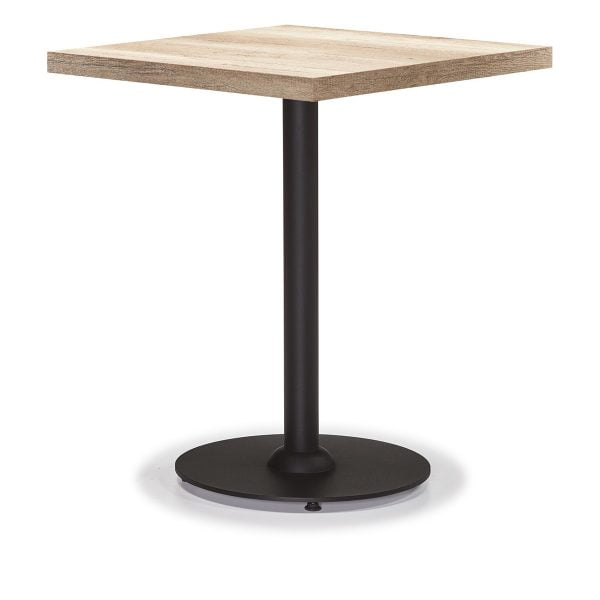 Square Laminated Mdf Table Round Leg, Round Mdf Table