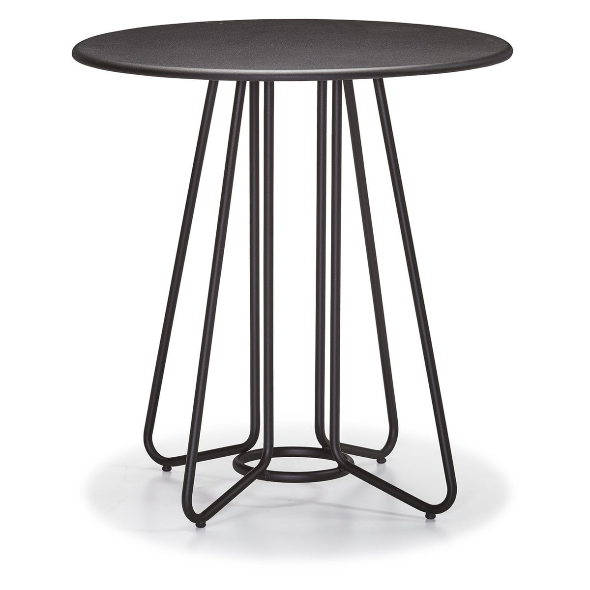 Neo 254244e Round Metal Dining Table, Round Metal Dining Table And Chairs