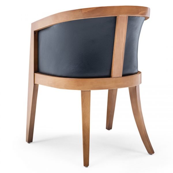 Dining Chair Neo Ca Furniture, Barrel Back Dining Chair Black