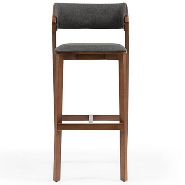 Minimalist Modern Wooden Bar Chair, Types Of Wood Bar Stools