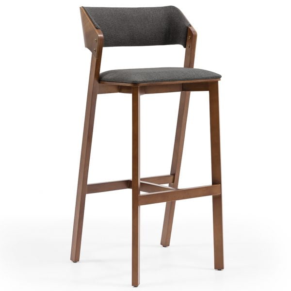 Minimalist Modern Wooden Bar Chair, Best Commercial Bar Stools Reviews