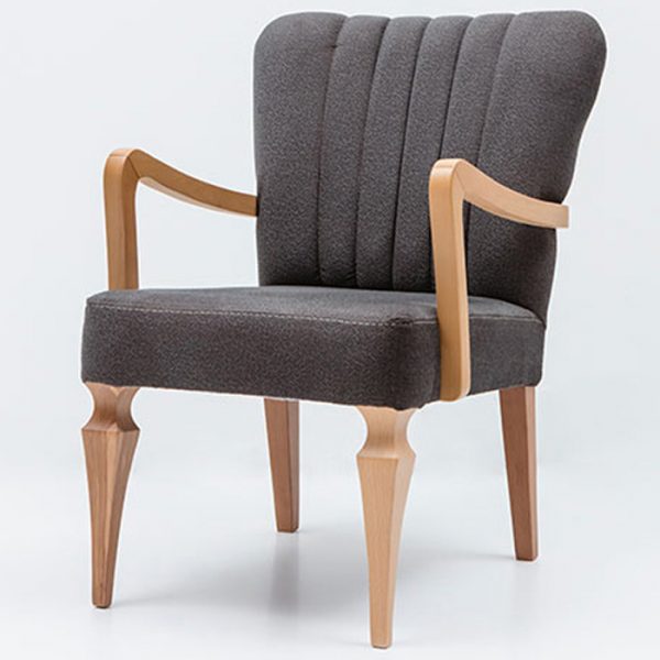 Visitor Armchair Small Upholstered, Small Upholstered Dining Chairs With Arms